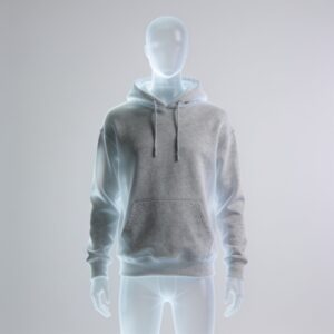 Sudadera con capucha gris