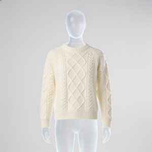 Jersey de punto crema